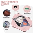 thumbnail image 4 of Bolsa de viaje HYC00 Weekender Overnight Pink 40L para mujer, 4 of 9