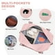 thumbnail image 4 of Bolsa de viaje HYC00 Weekender Overnight Pink 40L para mujer, 4 of 9