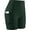 13#: 1 Pack, Dark Green, variant on Cadmus 6'' Plus Size High Waist Yoga Shorts for Women Workout Running Shorts Naked Feeling Biker Shorts Deep Pockets, Dark Green, 2XL