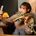 Python Plush Toy Soft PP Cotton Filling Simulated Snake Skin Funny ...