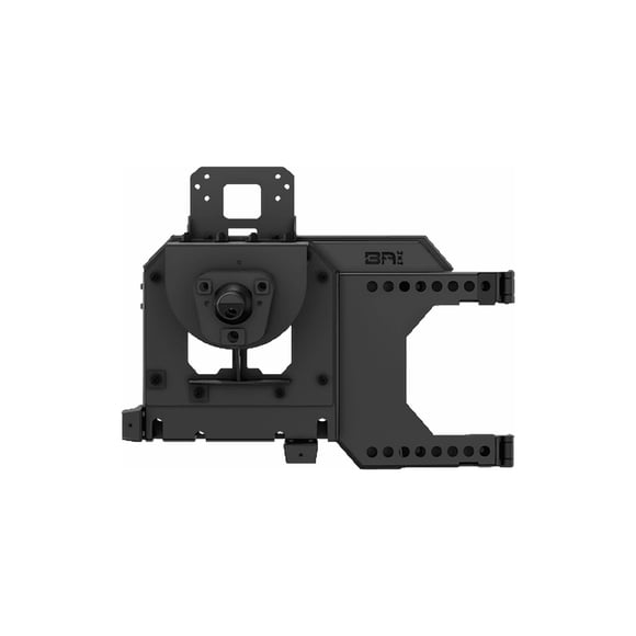 Body Armor Spare Tire Carrier FB-5290 Odyssey; Replaces OE Tailgate Hinge; Allows Up To 140 Pound Wheel/Tire Combination; Powder Coated; Black; Steel