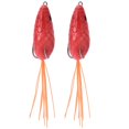 thumbnail image 1 of Señuelo Artificial en forma de rana, cebos con ganchos, accesorios para aparejos de pesca, 2 uds., 1 of 5