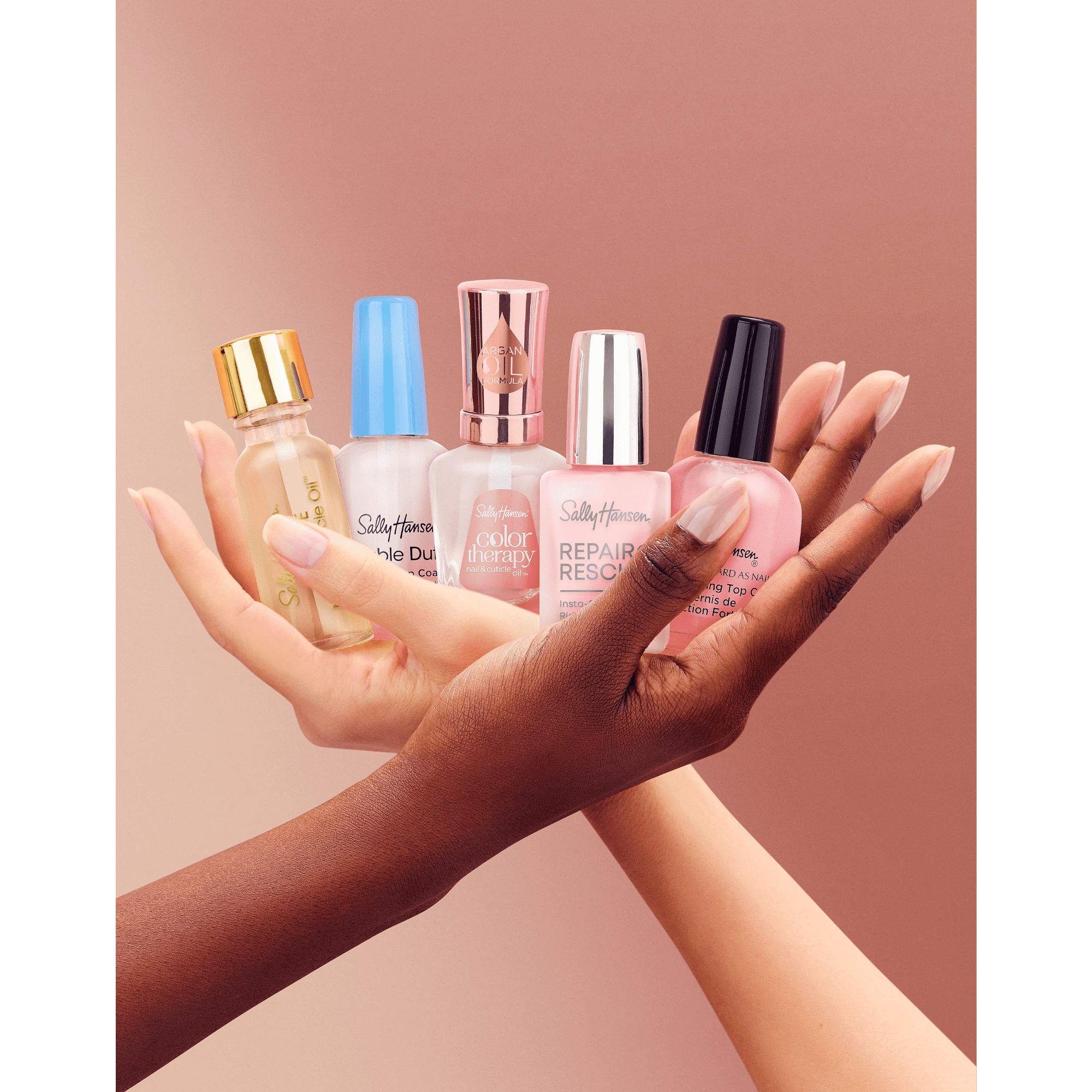 (2 pack) Sally Hansen Double Duty Base & Top Coat™, Nail Strengthening Polish, 0.45 fl oz