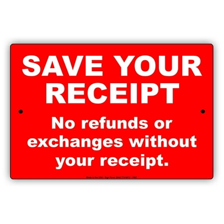 receipt refunds exchanges caution x24