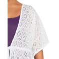 thumbnail image 4 of Time and Tru Women's Plus Size Midi Crochet Caftan Cover Up, 4 of 5