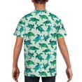 thumbnail image 5 of Wukai Green Sea Turtle Youth Unisex Short Sleeve T-Shirt for Boys, Girls, Teens, and Kids-X-Small, 5 of 7
