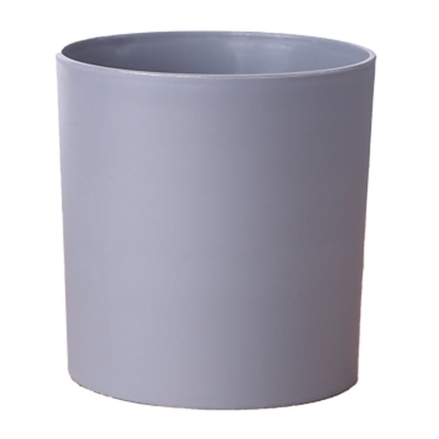 Flowerpots with Dish Ceramic, Ceramic Plant Pots with Hole Cylindrical Plant Pot Flower Planter Pots Decorative Small Garden Pots for Indoor Outdoor Plants Flowers Cactus Garden, Flower Pots