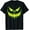 Black, variant on Scary Pumpkin Jack O Lantern Face Halloween Men Boys Kids T-Shirt