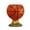 C, variant on Baseball Shaped Drinking Goblet, Baseball Themed Glass Cup with Trophy Pedestal, Novelty Sports Goblet for Game Night Party Home Bar, Gift for Baseball Fans