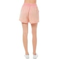 thumbnail image 4 of MixMatchy Women's Solid Elastic Waist band with Drawstring Tencel Shorts, 4 of 7