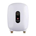 thumbnail image 2 of 3000w Mini Water Heater 110v Electric Tankless Instant Hot Water Heater Thermostatic Washing Heating System For Home Kitchen Bathroom (white) Feature, 2 of 5