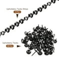thumbnail image 3 of Uxcell 5Pack 1Meter Glossy Upholstery Tacks Strips Trim Sofa Decorative Nails, Gray, 3 of 5