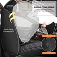 thumbnail image 2 of HQBQBUG Car Seat Covers Front Seats for Nissan Altima 2009-2025 2026,Waterproof Leather Seat Covers Comfort Car Seat Protector Easy Install Compatible Airbag Grey,Front Set(2 Seats), 2 of 9