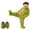 A#03-Green, variant on Silly Big Mouth Monster Onesie, Cozy Plush Homewear with Shoes, 2 Years-2XL
