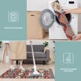 thumbnail image 6 of Orange Ethnic Rhombus Pattern Kitchen Rugs Sets Of 3,Kitchen Runner Rugs Non Skid Washable,Decorative Kitchen Floor Mats for Kitchen,Sink,Laundry,17"x30"+ 17"x47" + 17"x59", 6 of 6