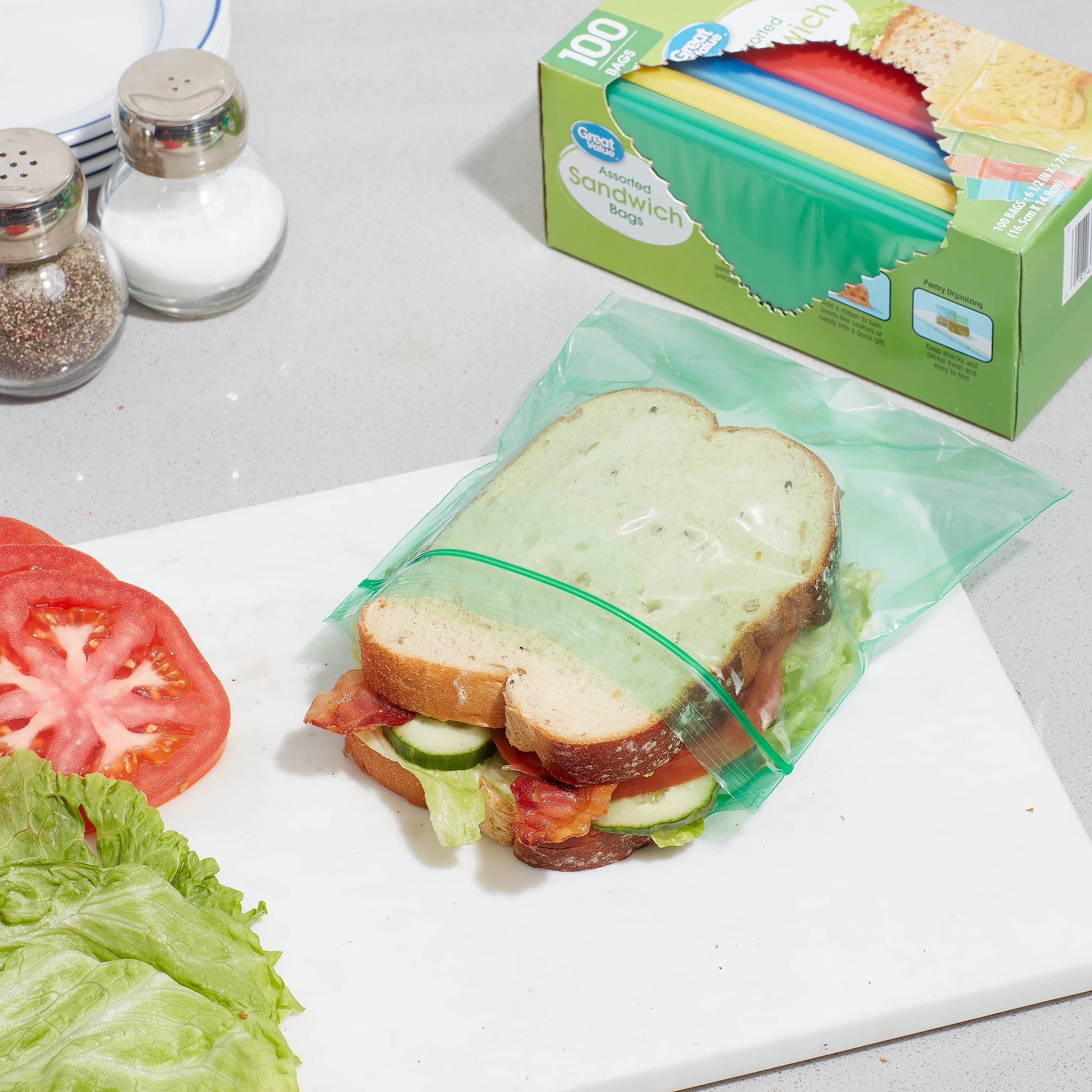 Cryovac® Brand Resealable Sandwich Bags Retail (100946906)