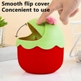 thumbnail image 7 of Small Trash Can with Lid, Mini Trash Can for Bathroom, Office and Bedroom, Small Bathroom Garbage Can with Swing Top, Compact Waste Basket for Desk, Dorm & Home, Red - Xuniizn, 7 of 7