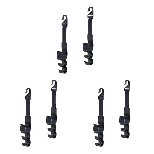 Kenally 1 par de ganchos traseros para asientos de automóviles, bolso de mano Universal interno portátil, bolsa de compras, colgador de Type1 NO1