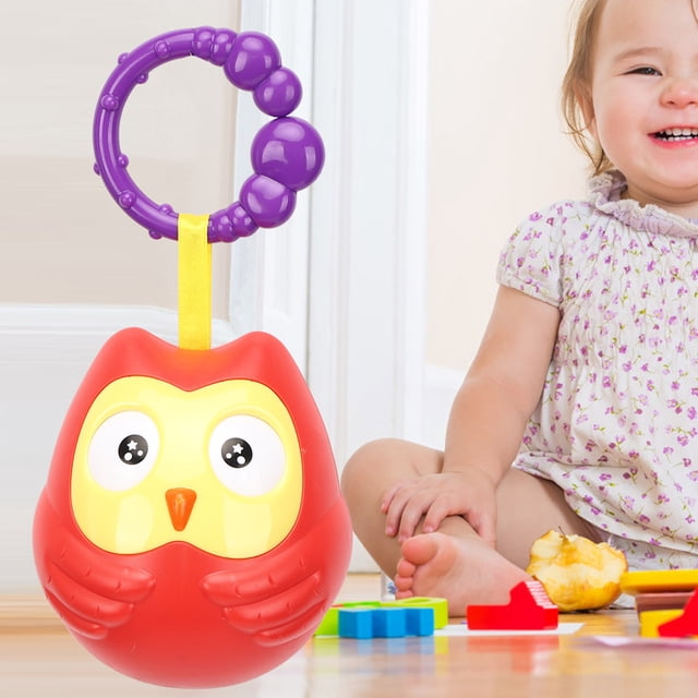 Juguete Hermoso Del Traqueteo Del Bebé Del ABS, Juguete De La Educación Temprana, Para El Juego Infantil Del Hogar Del Bebé EOTVIA Rojo