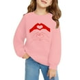 thumbnail image 6 of Ruyang Boys Cute Heart Sweatshirt Girls Valentine's Day Pullover Sweatshirts Winter Crewneck Oversized Trendy Hoodies, 6 of 7
