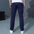 thumbnail image 7 of JUMEYU Dress Pants Boys Slacks Boys Stretch Relaxed Straight Chino Pants Size 10-12 (Navy,10-12 Years), 7 of 7