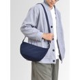 thumbnail image 2 of AoDai Leisure crossbody bag - A lightweight, pleated fabric shoulder bag for daily use. Large capacity underarm bag for regular outings., 2 of 6