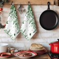 thumbnail image 6 of Green Spring Botanical Kitchen Towels Set of 1, Weeping Eucalyptus Butterfly Absorbent Dish Towels for Kitchen, Microfiber Hand Towel, Quick Drying Tea Towel for Cleaning Decorative Dishcloths, 6 of 7