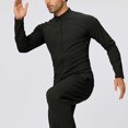 thumbnail image 7 of WRKEKC Athletic Jackets for Men Half High Neck Zip-Up Long Sleeve Soft Stretchy Running Workout Outerwear Tops, 7 of 7