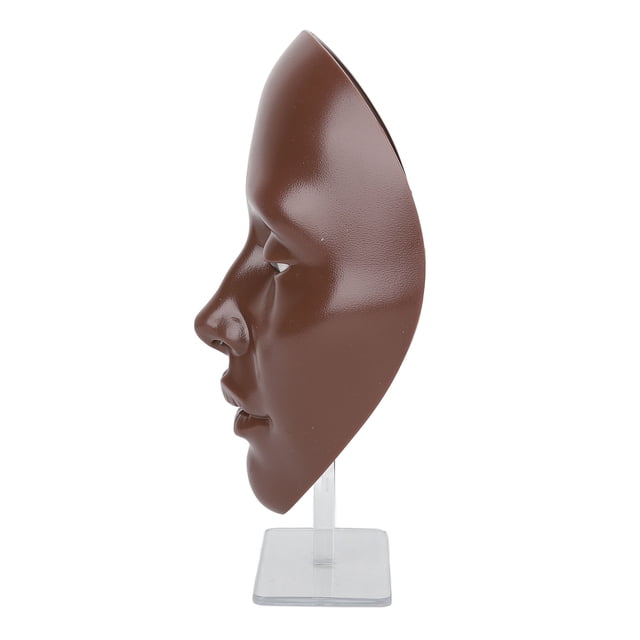 Makeup Practice Face Board ,Reusable Makeup Mannequin Face Eyeshadow Mannequin,5D Silicone Mannequin Face for Eyes Makeup Beginner with 20ml Makeup Remover Oil
