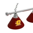 thumbnail image 2 of Central Michigan University 3 Shade Billiard Light with Chrome FIxture, 2 of 5