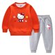 thumbnail image 3 of Conjunto de suéter de ropa para niños de Hello Kitty nuevo para niñas más terciopelo grueso cálido invierno Casual deportes conjunto de manga larga para niños, 3 of 5