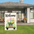 thumbnail image 3 of Joocar Welcome Spring Flowers Truck Garden Flag For Spring Summer Home Outdoor Garden Yard Door Decor 12x18 Inch, 3 of 5