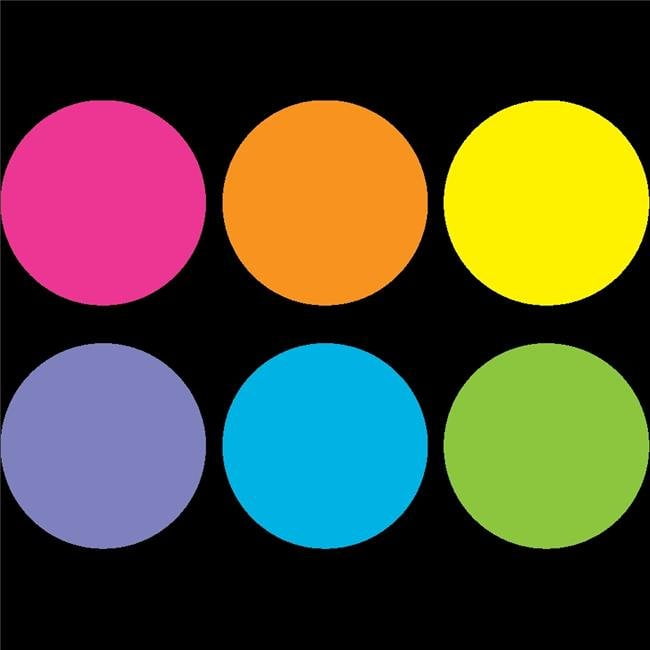 Bright Circles Spot On Floor Markers (Carpet)