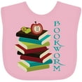 thumbnail image 3 of Inktastic Bookworm Reading Book Lover Boys or Girls Baby Bib, 3 of 4