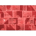 thumbnail image 1 of Ahgly Company Indoor Rectangle Patchwork Red Transitional Area Rugs, 5' x 7', 1 of 4