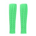 thumbnail image 4 of Prolriy Leg Warmers Fashion Women Winter Warm Leg Warmers Knitted Crochet Long Socks Leg Warmers for Women Green One Size, 4 of 7