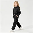thumbnail image 7 of BOOMNY Girls 2 Peice Sweatsuits Back To School Long Sleeve Hoodies Sweatpants Sets for Kids Comfy Track Suits, 7 of 7