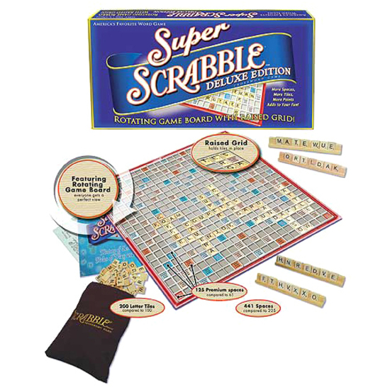 Winning Moves Super Scrabble Deluxe Edition