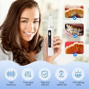 Remover for Teeth, Electric Dental Calculus Remover Teeth Cleaning Kit with 4 Remover Tool & 3 Adjustable Modes Teeth Cleaner