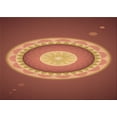 thumbnail image 1 of Ahgly Company Machine Washable Indoor Rectangle Transitional Pumpkin Orange Area Rugs, 2' x 3', 1 of 7