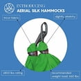 thumbnail image 4 of Aum Active Aerial Silk Yoga Hammock & Swing for Home, Inversion Exercises, Starter Kit for All Levels - Durable with Extension Straps, Carabiners, and Pose Guide, 4 of 4