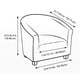 thumbnail image 5 of Funda para sillón Chesterfield, Jacquard Stretch Stretch Tub Cha, 5 of 5