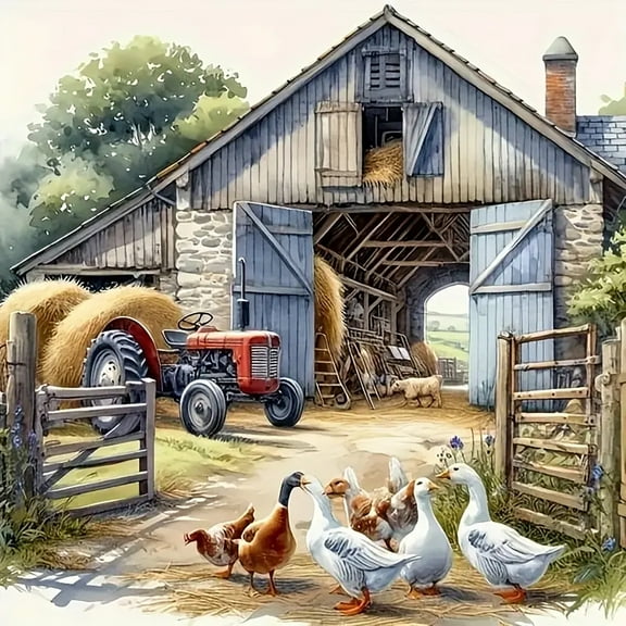 tulip DIY Diamond Art Kits,Home Wall Decor 11.8x15.8in