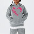 thumbnail image 2 of Mercatoo Cute Heart Butterfly Hoodies for Teen Girls Oversized Pullover Hoodies Long Sleeve Fall Winter 𝐇ooded Sweatshirts, 2 of 5