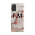 thumbnail image 1 of Personalised Grey x Rose Gold Marble Initials Samsung Galaxy S20 Case,iPhone 15 Pro Max, 1 of 4