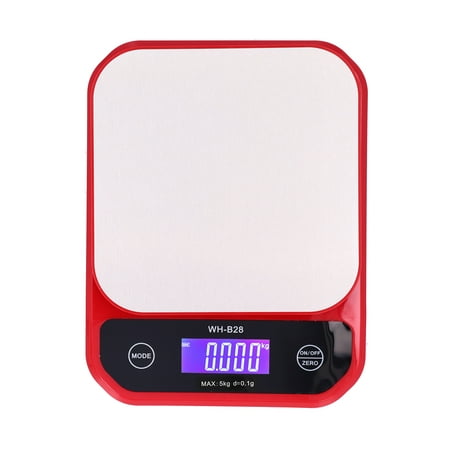 

Kitchen Scale Kitchen Scales Digital Weight USB Charging For Nutritious Meals For Meat For Liquid Solids Red 5kg/0.1g