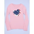 thumbnail image 3 of American Heart 4Th Of July Long Sleeve Toddler -Image by Shutterstock,  5 Toddler, 3 of 4