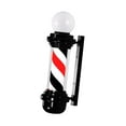 thumbnail image 5 of Gazechimp 23.6" Barber Pole Light Classic Signs Barber Shop Open Sign for Indoor Salon red black white, 5 of 8