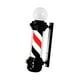 thumbnail image 5 of Poste de barbero de 23,6" con luz, letrero clásico de barbería abierto para peluquería. rojo negro blanco, 5 of 9