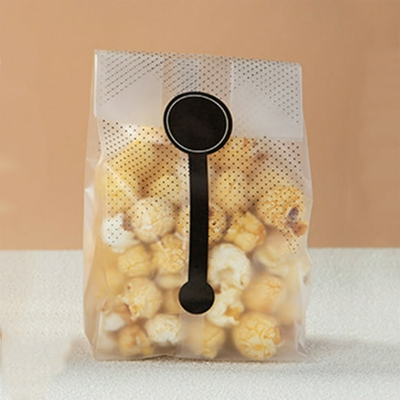 EGNMCR Kitchen Gadgets, Kitchen Accessories, Kitchen Utensils, Kitchen Tool Composite Scone Bag White Black Point Grilled Bread Bread Bag Baking Confectionery Packaging Bag Cookie packaging